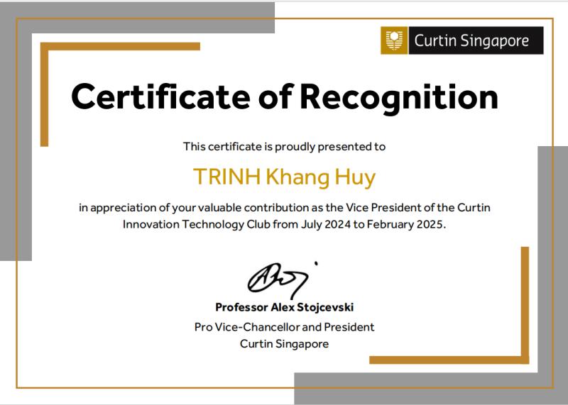 Certificate 1